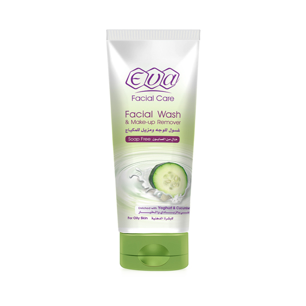 Eva Facial Wash And Makeup Remover - 150ml Yoghurt and Cucumber Eva Facial Wash And Makeup Remover - 150ml Yoghurt and Cucumber