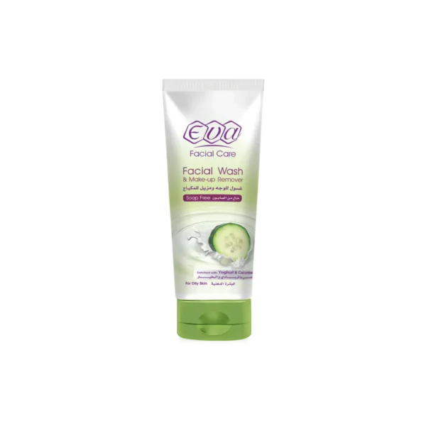 Eva Facial Wash & Make-Up Remover with Cucumber and Yoghurt for Oily Skin- 150 ml