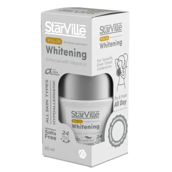 Starville Roll-On Antiperspirant Whitening -60 Ml Whitening Starville Roll-On Antiperspirant Whitening -60 Ml
